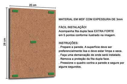 Imagem de Kit 10 Quadros Educativos Infantil Alfabeto Escola Peças 20x28cm
