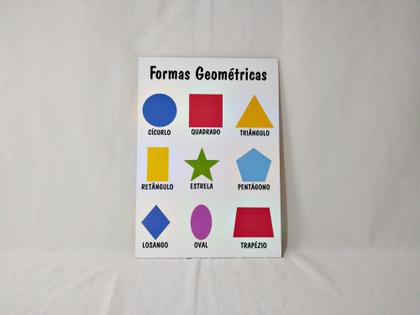 Imagem de Kit 10 Quadros Educativos Infantil Alfabeto Escola Peças 20x28cm