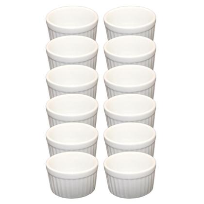 Imagem de Kit 10 Ramekin Finger Food 90 Ml Porta Molho Creme Brulee