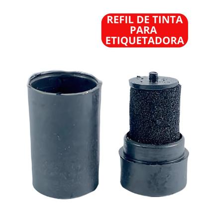 Imagem de Kit 10 Refil De Tinta Tinteiro Rolete 20mm Para Precificadora Etiquetadora De Preço Manual Universal