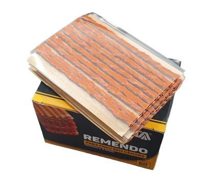 Imagem de KIt 10 Refil Remendo Moto Pneu Sem Câmara Macarrão 60 Unidades