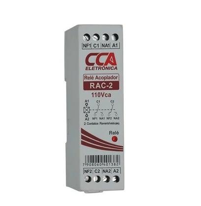Imagem de Kit 10 rele acoplador 110vca 2 contato reversivel sibratec