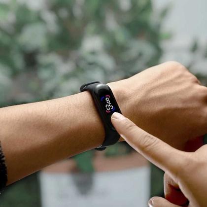 Imagem de Kit 10 Relogio Bracelete Pulseira Digital Led M6/m8 Revenda