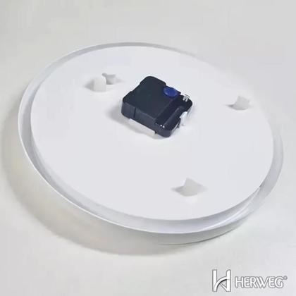 Imagem de Kit 10 Relógio de Parede Analógico Branco Tic Tac Sala Herweg