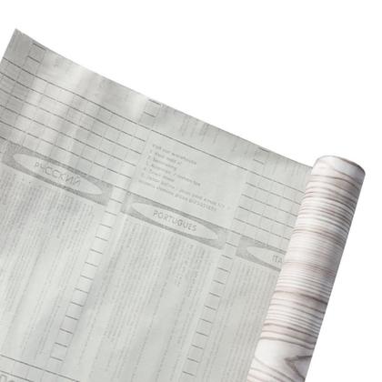 Imagem de Kit 10 Rolos Com 05 Metros De Papel De Parede Madeira Clara