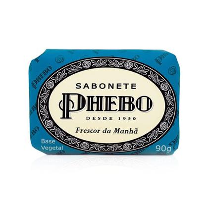 Imagem de Kit 10 Sabonete Barra Frescor da Manhã Glicerina Vegetal Óleo de Palma 90g Phebo