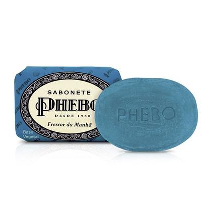 Imagem de Kit 10 Sabonete Barra Frescor da Manhã Glicerina Vegetal Óleo de Palma 90g Phebo