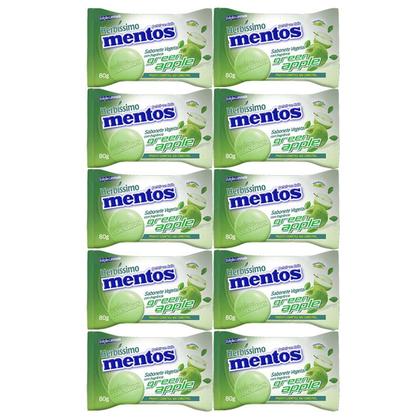 Imagem de Kit 10 Sabonete Mentos Maçã Verde Sabão em Barra 80g Herbíssimo