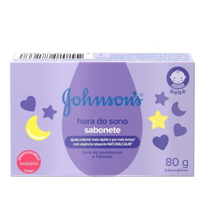 Imagem de Kit 10 Sabonetes Barra Hora Do Sono Johnson's Baby 80g