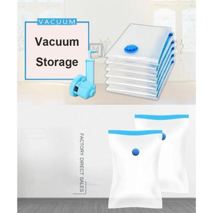 Imagem de Kit 10 Saco á Vácuo 2 Grande + 3 Médio + 5 Pequeno