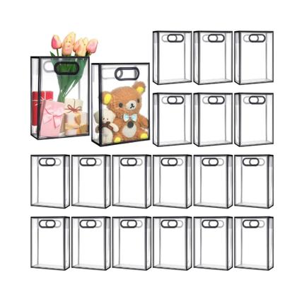 Imagem de Kit 10 Sacolas Plástica Para Presente Com Borda Design