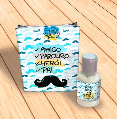 Imagem de Kit 10 Sacolinhas Lembrancinhas com Hidratante Pós Barba Dia dos Pais