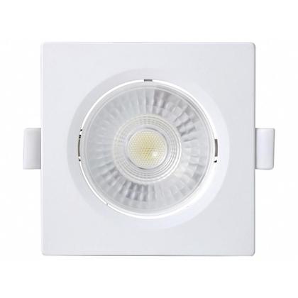 Imagem de Kit 10 Spot Led Quadrado Embutir 5W MR16 Luz Branca 6500K