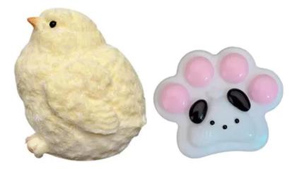 Imagem de Kit 10 Squishy Taba Brinquedo Anti-stress Squish Variados