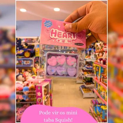 Imagem de Kit 10 Squishy Taba Brinquedo Anti-stress Squish Variados
