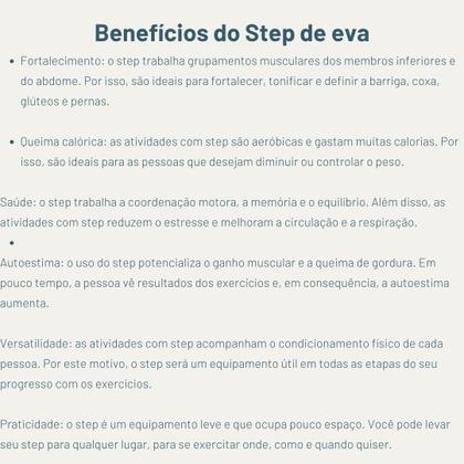 Imagem de Kit 10 Step academia e ginástica em eva