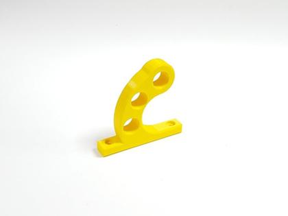 Imagem de Kit 10 Suportes De Parede Para Capacetes Amarelo