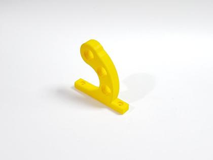 Imagem de Kit 10 Suportes De Parede Para Capacetes Amarelo