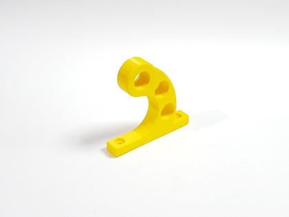 Imagem de Kit 10 Suportes De Parede Para Capacetes Amarelo