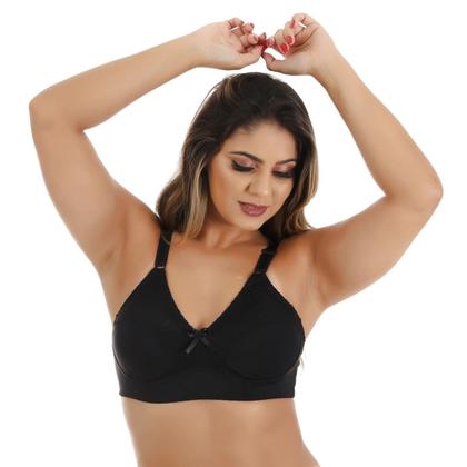 Imagem de Kit 10 Sutiã Sem Bojo Alça Reforçado Com Regulagem Feminino Soutian Moda Íntima