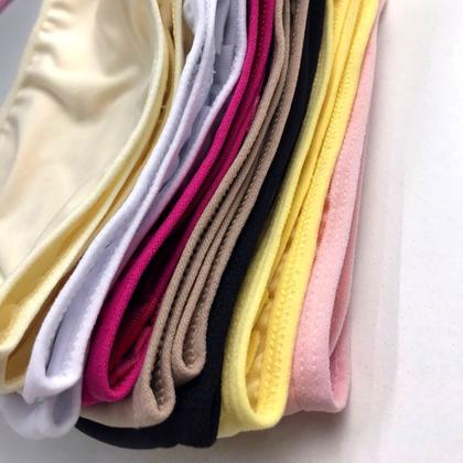 Imagem de Kit 10 Sutian Juvenil Moda Intima Simples Estampado Sem Arco
