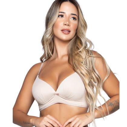Imagem de Kit 10 Sutiãs com Bojo Bella Fiore Modas Molinho Flex sem Arco Soft Roupa Íntima