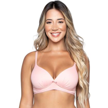 Imagem de Kit 10 Sutiãs com Bojo Bella Fiore Modas Molinho Flex sem Arco Soft Roupa Íntima