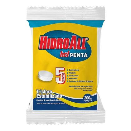 Imagem de Kit 10 tabletes pastilhas hcl penta 200g hidroall