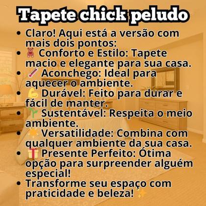 Imagem de Kit 10 Tapete Peludo Chick Porta Casa Quarto Linha Artesanal