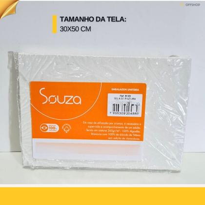 Imagem de Kit 10 Telas de Pintura 30x50cm Tinta a Oleo ou Acrilica