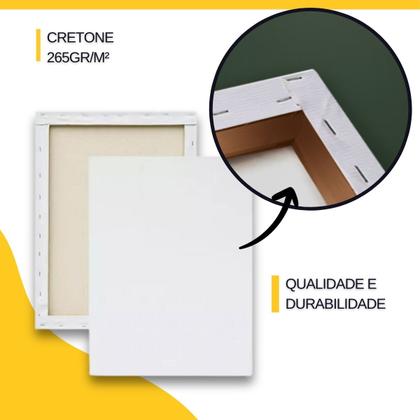 Imagem de Kit 10 Telas de Pintura 30x50cm Tinta a Oleo ou Acrilica