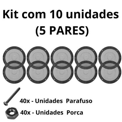 Imagem de Kit 10 Telas Plásticas 5 Polegadas Grade Com Parafusos Arlem
