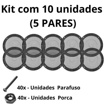 Imagem de Kit 10 Telas Plásticas 8 Polegadas Com Parafusos Grade Arlem