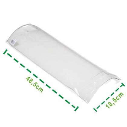 Imagem de Kit 10 Telhas Transparente Paulistinha Colonial Canal 