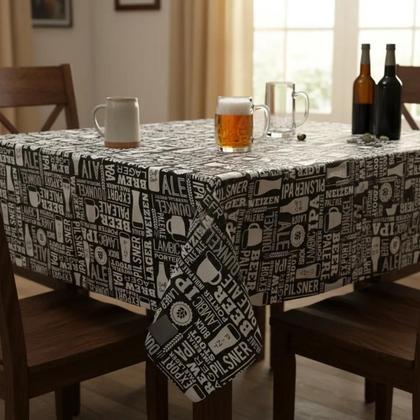 Imagem de Kit 10 Toalha De Mesa Quadrada Térmica Restaurante Bistrô Bares Lanchonetes Resistente