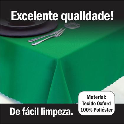 Imagem de Kit 10 Toalhas de Mesa Retangular 6 Lugares 2,10 x 1,40 Lisa
