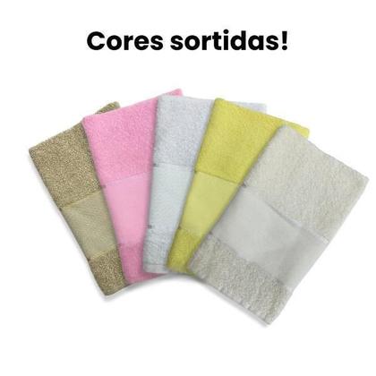 Imagem de Kit 10 Toalhas Feminino Academia Lavabo Fitness Social Yoga