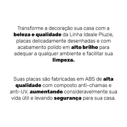 Imagem de Kit 10 Tomada Dupla 10A Amperes 4x2 3 Pinos de Parede com Espelho Bivolt Modular Elétrica Energia Pluzie Linha Ideale