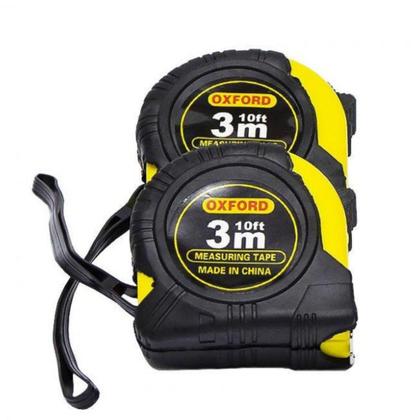 Imagem de Kit 10 Trena De Aço 3 Metros X 15mm Emborrachada Com Trava