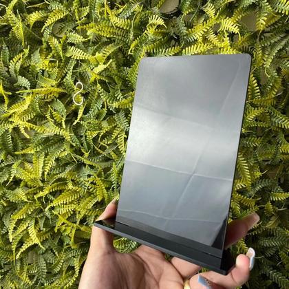 Imagem de Kit 10 Troféu Acrilico Preto 2mm 10x15cm C/base Preta