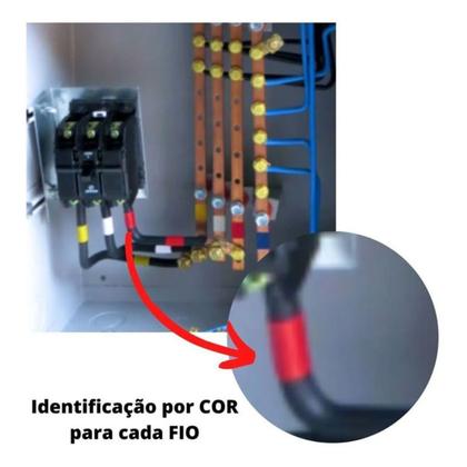 Imagem de Kit 10 Un  Fita Isolante Elétrico 19mmx10m Azul CARBOGRAFITE