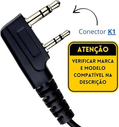Imagem de kit 10 un Fone de Ouvido com Ptt microfone de Lapela para radio Ht Baofeng Bf 777s BF777 Uv5r Uv5ra Uv6r Tipo D promoção
