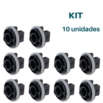 Imagem de Kit 10 Un Soquete 2 Polo Lanterna Traseira MP Volare