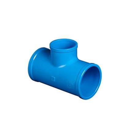 Imagem de Kit 10 und TE Soldável Redução PN80 DN75 X 50mm p/ Irrigação 100% PVC Instalação Fácil