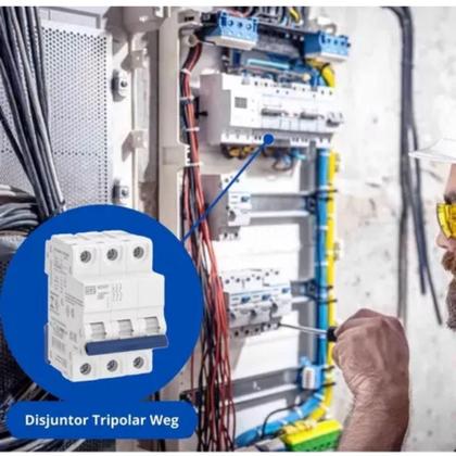 Imagem de Kit 10 unid - weg disjuntor tripolar 10a (mdw-c 10a 3 polos)