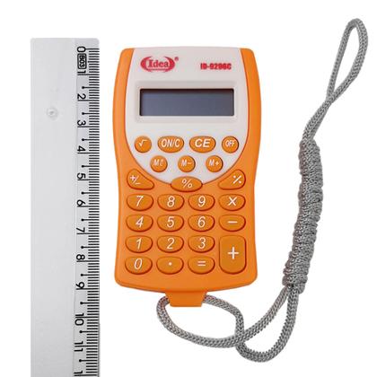 Imagem de Kit 10 Unidades Calculadora Com Cordão Pequena Colorida