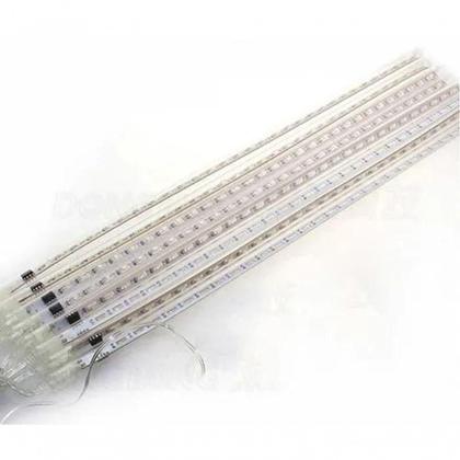 Imagem de Kit 10 Unidades Cascata Tubo Pisca Pisca Chuva De Gelo Meteoro 96 Leds Branco Natal (ntn2128x127v)
