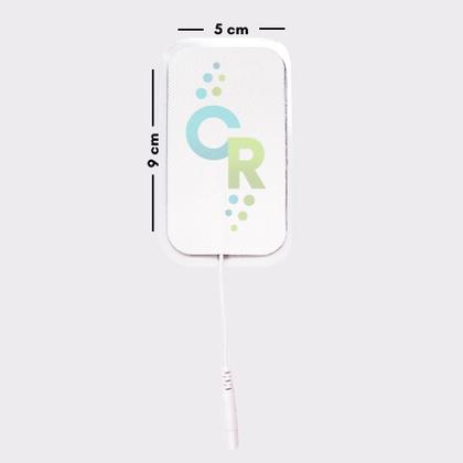 Imagem de Kit 10 unidades Eletrodo Auto Adesivo Fisioterapia 5x9 Cm