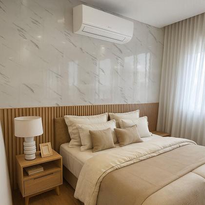 Imagem de Kit 10 Unidades Placa Adesiva Flexível para Parede Mármore Branco 30x60cm