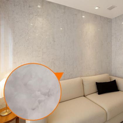 Imagem de Kit 10 Unidades Placa Adesiva Flexível para Parede Porcelanato Onix 30x60cm